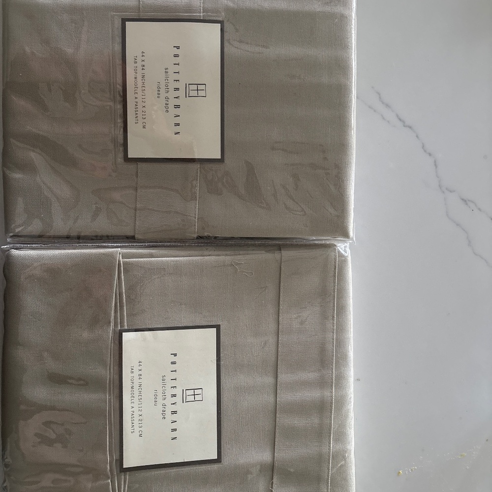Pottery Barn Cotton Drapes